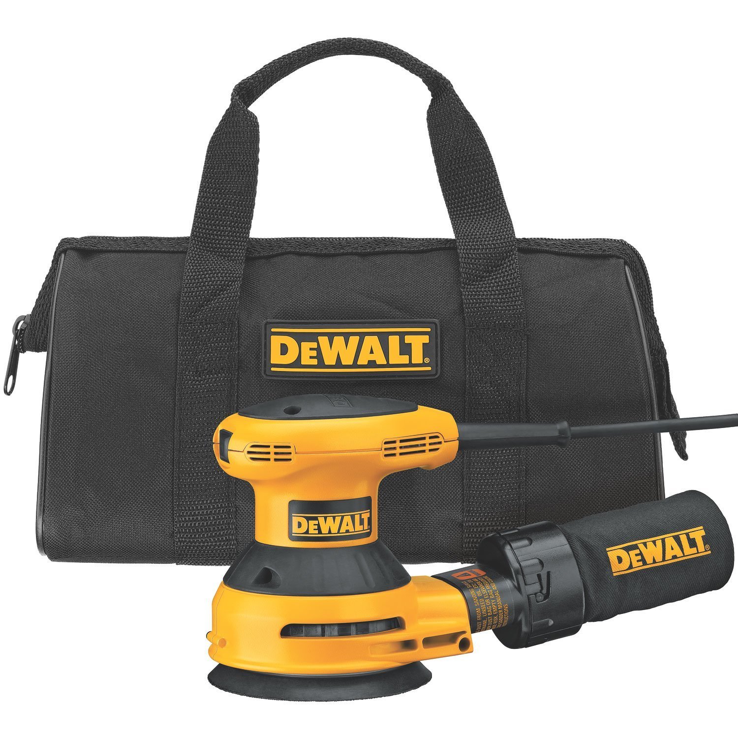 DEWALT D26451K Corded 3 Amp 5Inch Random Orbit Sander with Cloth Dust