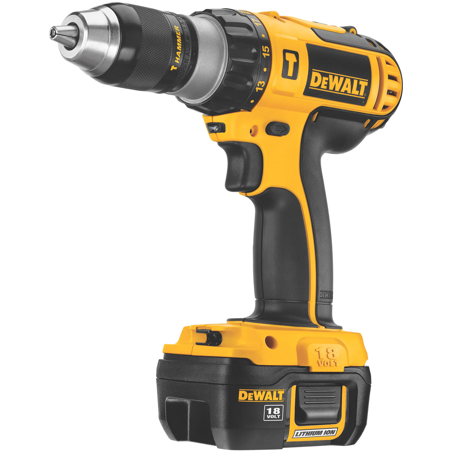 DEWALT DCD775KLA 1/2Inch 18Volt Compact LithiumIon Hammer Drill Kit
