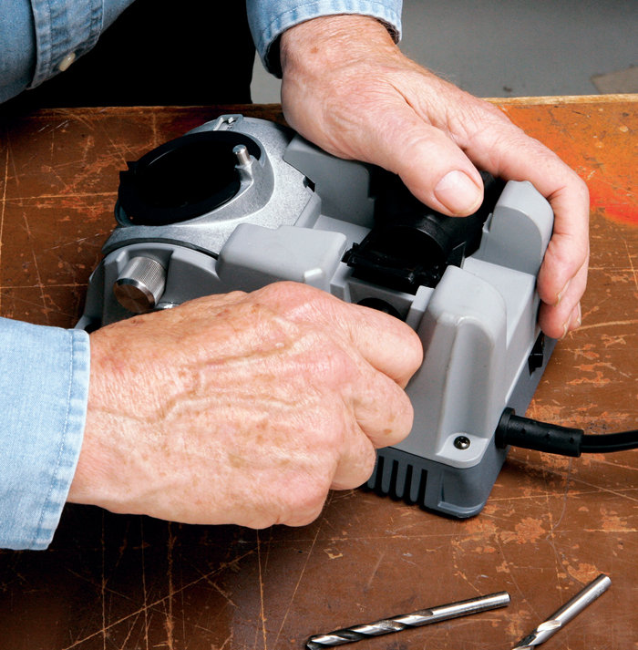 Drill Doctor DD750XKP CRKT Drill Bit Sharpener with Knife Power