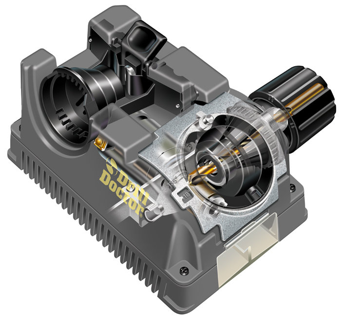 Drill Doctor DD500XKP CRKT Drill Bit Sharpener with Knife Power