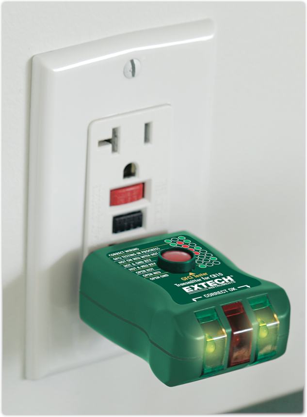 Extech CB10 Circuit Breaker Finder locates fuses/breakers, tests