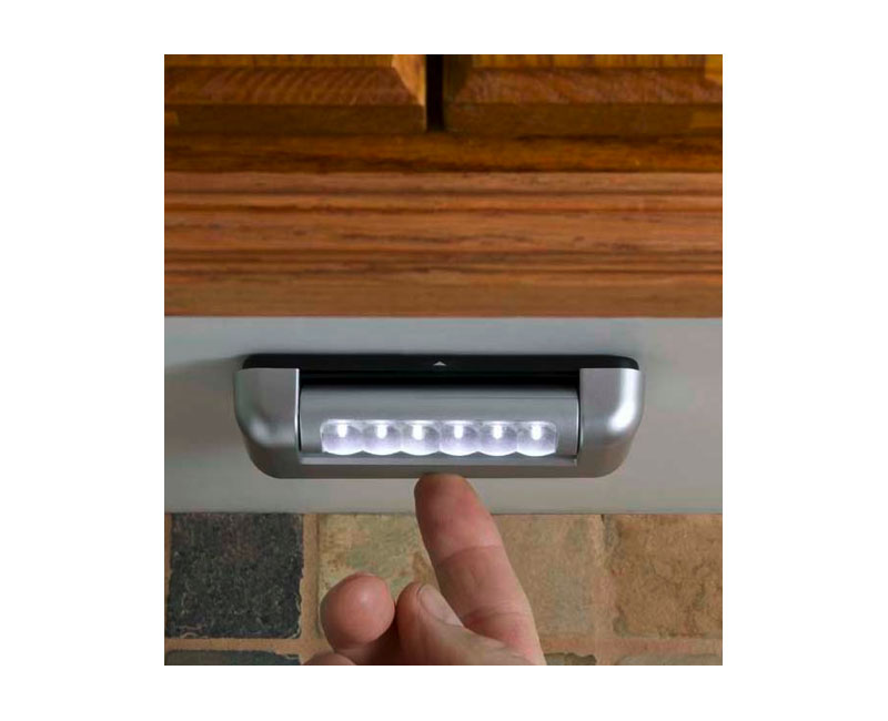 Light It! By Fulcrum, LED Wireless Under Tap Light, Silver