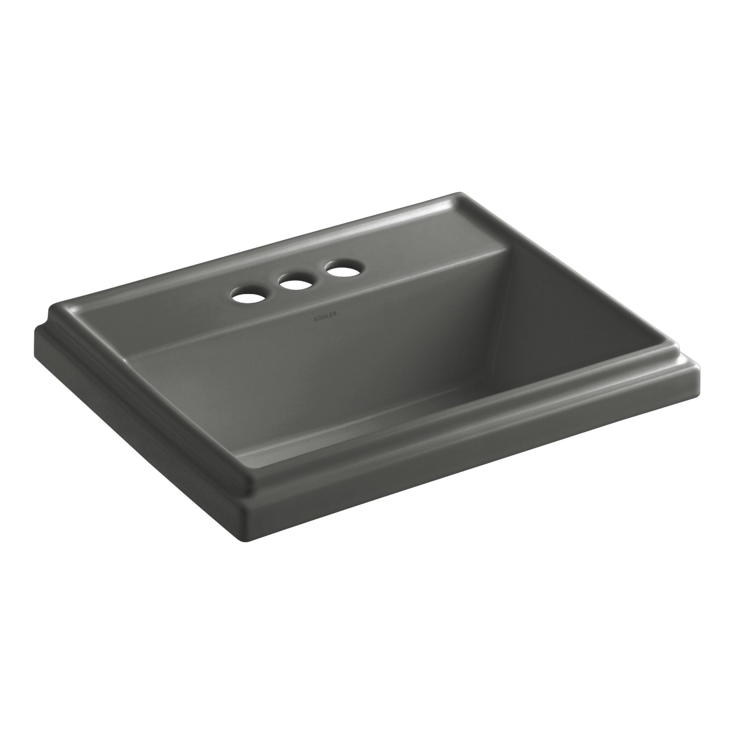 KOHLER Tresham® Rectangular drop-in bathroom sink with 4" centerset ...