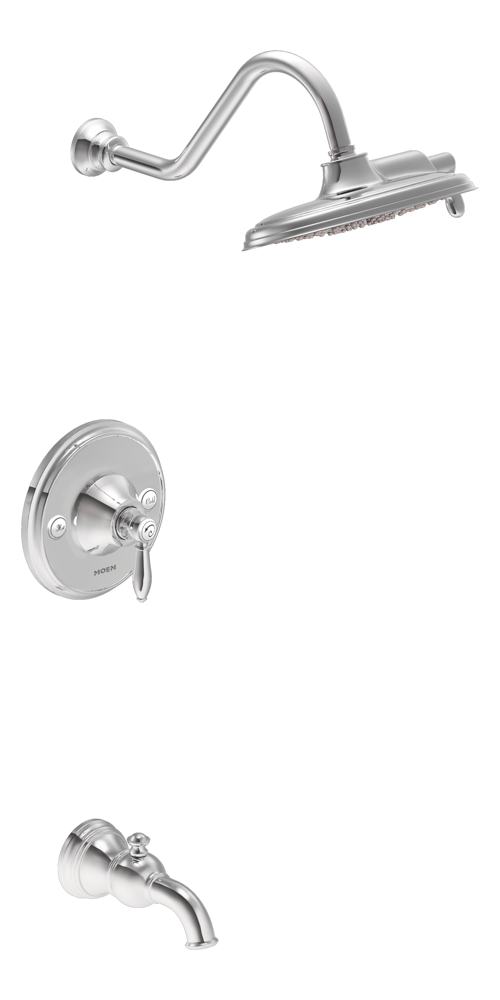 Moen TS32104 Weymouth PosiTemp Tub/Shower Trim Kit without Valve
