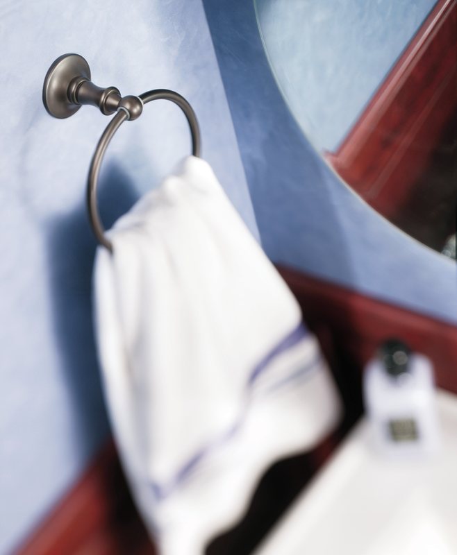 Moen DN6786BN Danbury Towel Ring (Brushed Nickel), Towel Rings Amazon