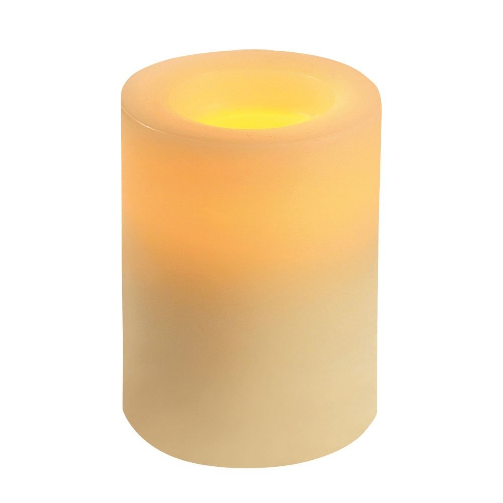 Inglow CGT54400WH01 4Inch Flameless Round VanillaScented