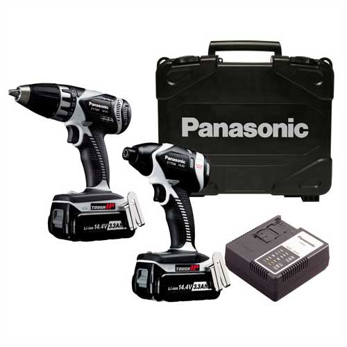 Panasonic EYC199LR Cordless, Battery Powered, Rechargeable 14.4V Drill Driver