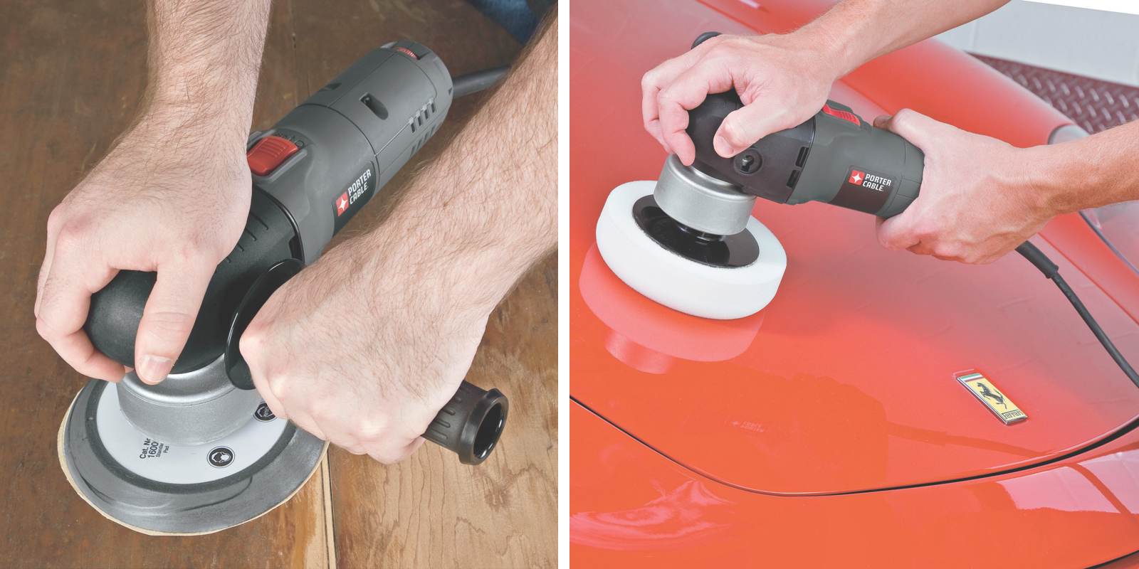 PORTERCABLE 7346SP 6Inch Random Orbit Sander with Polishing Pad