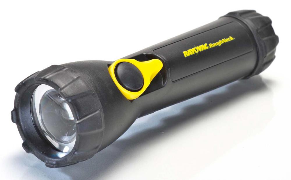 Rayovac RoughNeck 120 Lumen 4AA LED Focus Control Flashlight with Batteries (RNF4AAB) Basic