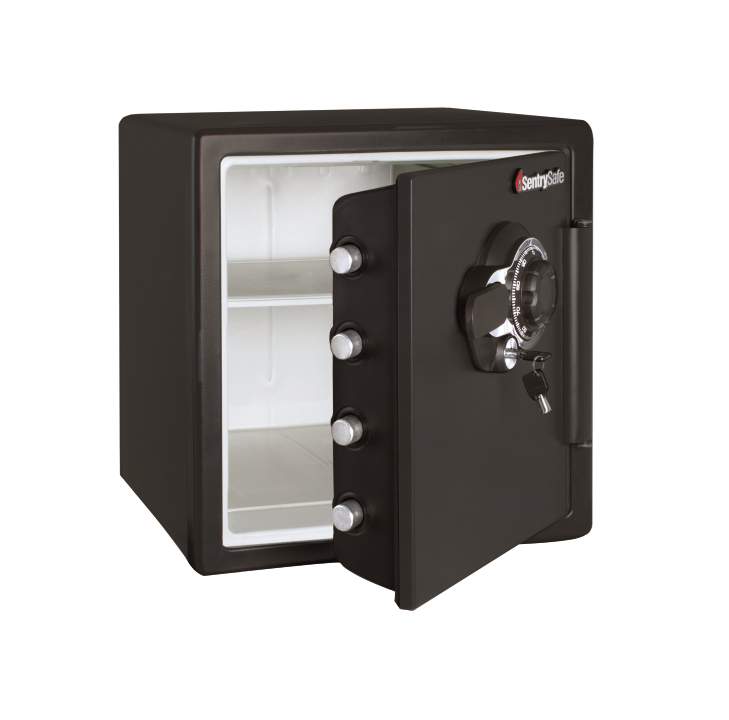 SentrySafe SFW123DSB Fireproof Safe and Waterproof Safe with Dial