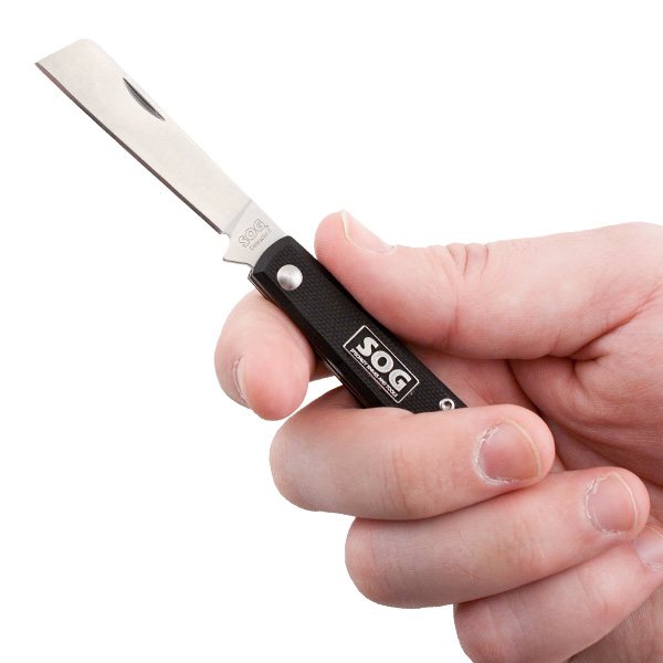 SOG Specialty Knives & Tools EL20CP Contractor II Knife with Straight Edge Folding 2.5Inch