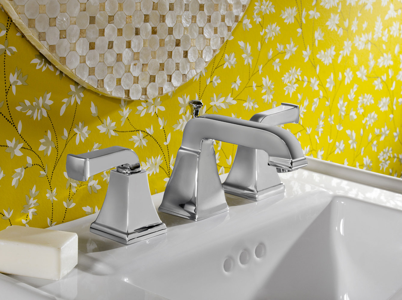 American Standard 2555.821.002 Town Square Widespread Lavatory Faucet, Polished Chrome Touch