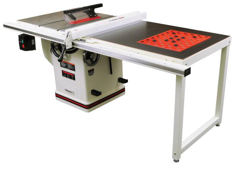 JET 708678PK 3HP 50Inch Deluxe Xacta Saw with Downdraft Table Power