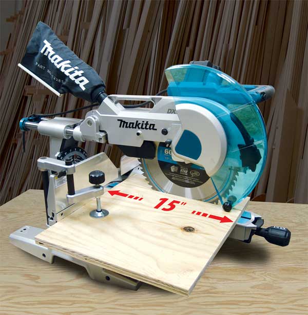 Makita LS1216L 12-Inch Dual Slide Compound Miter Saw with Laser - Power