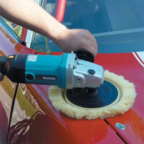 Makita 9227CX3 7Inch Hook and Loop Electronic PolisherSander with Polishing Kit (Discontinued