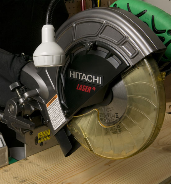 Hitachi C8FSHE 81/2Inch Sliding Compound Miter Saw with Laser Marker