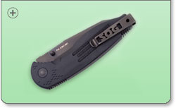 SOG AE-02 Aegis Folding Knife with Black TiNi Finish