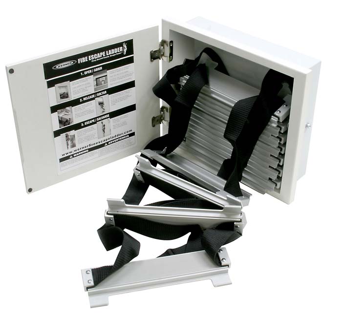 Werner ESC330 Fire Escape Ladder, Three Story Emergency Ladders