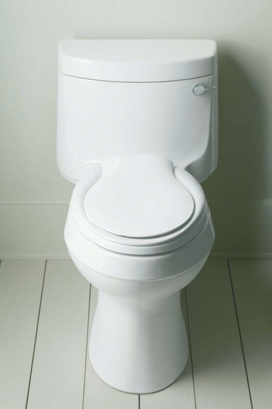 KOHLER K47320 Transitions QuietClose with GripTight Bumpers Elongated Toilet Seat with