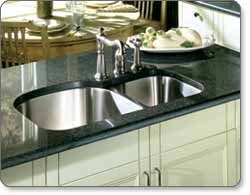 Houzer MC-3210SR Medallion Designer 70/30 Double-Bowl Undermount Kitchen Sink