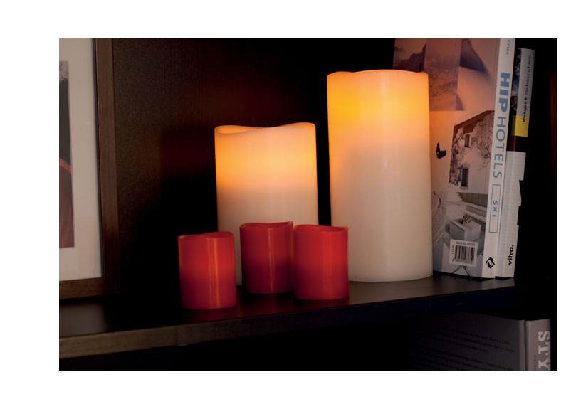 Energizer DVM3DL007 LED Flameless Wax Candle in Ivory Vanilla Scent Tools & Home