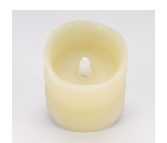 Energizer DPS1DL014 LED Flameless Wax Candle; 3x6 Smooth Pillar in Red Ginger Apple