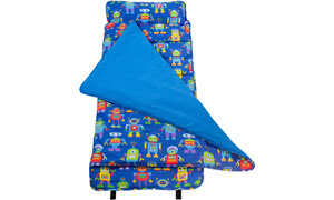 Our Nap Mats come with an attached blanket and pillow!