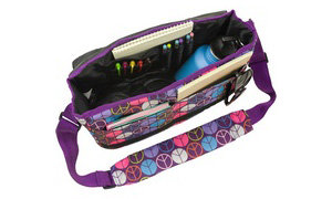 Make use of all the interior compartments this bag has to offer!