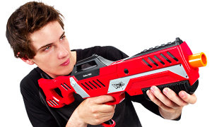 Kid holding Delta 500