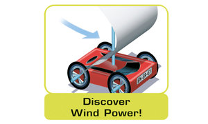 Build a sail-car run by wind power!