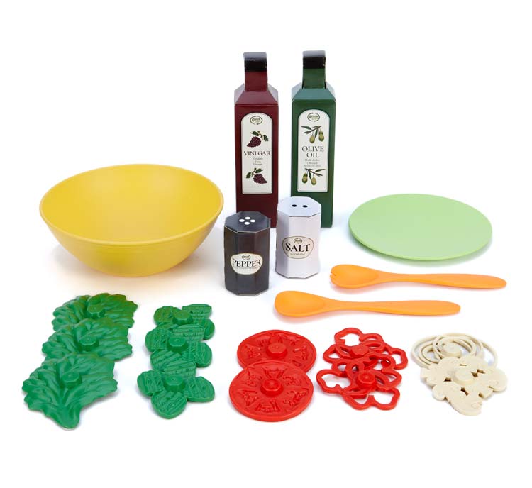 Green Toys 16 Piece Salad Set Toys & Games