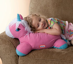 Amazon Com Little Tikes Pillow Racers Unicorn Pink Toys Games