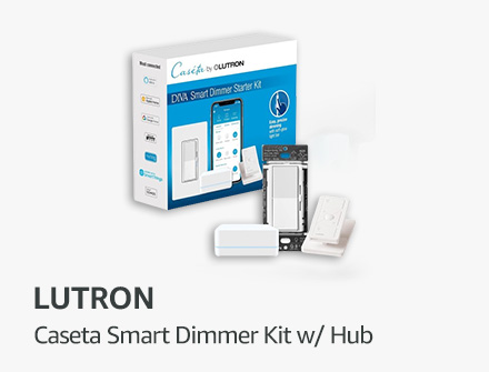 Lutron Caseta Smart Dimmer Kit w/ Hub