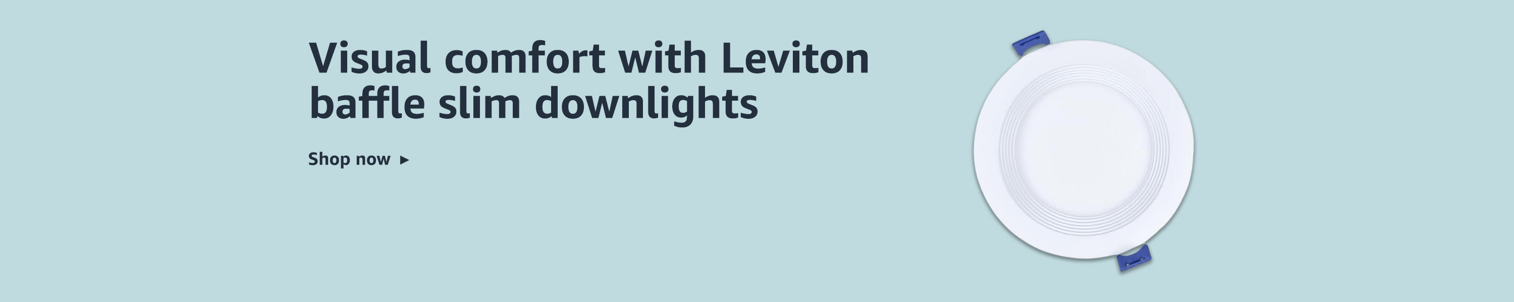 Visual comfort with leviton baffle slim downlights