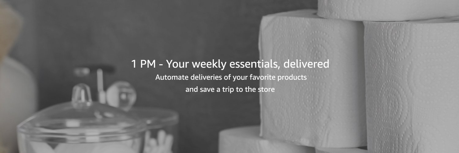 Save a trip to the store by scheduling deliveries of your favorite products