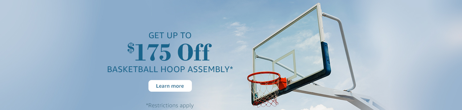 Get Up to $175 Off Basketball Hoop Assembly