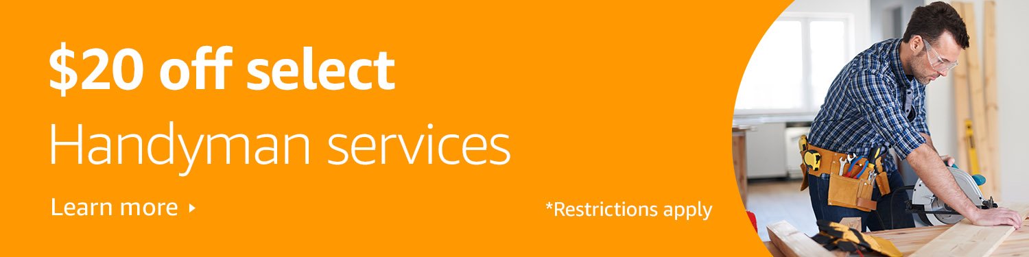 $20 off select Handyman services