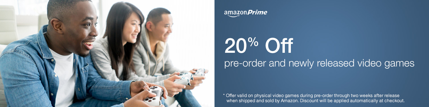 20 percent off newly released video games