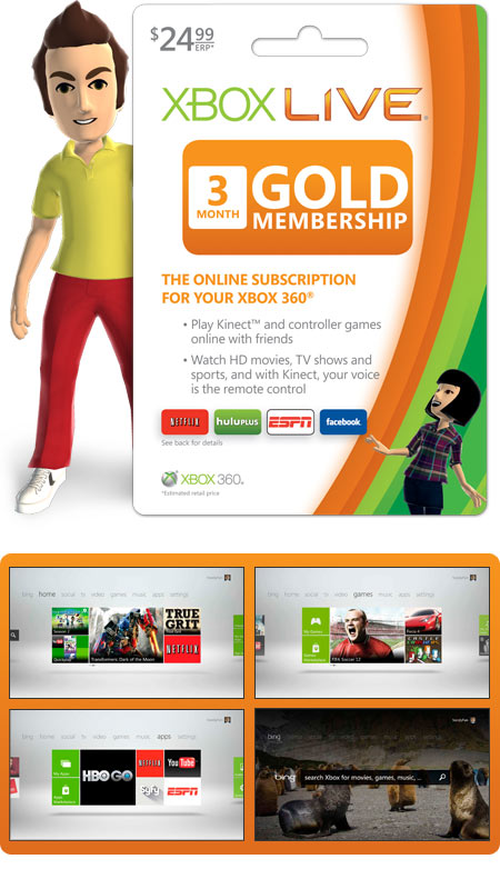 Xbox LIVE 3month Subscription