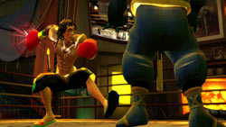 Surfer Kekoa and Ninja Steve in 'FaceBreaker K.O. Party'