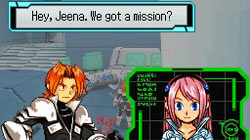 Rallen and Jeena in 'Spectrobes: Beyond The Portals' for DS