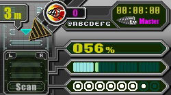 Excavation a spectrobe in 'Spectrobes: Beyond The Portals' for DS
