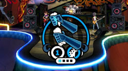 On-screen Wii Remote directions in 'Ultimate Band'