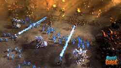 Large-scale battle scenarios in 'BattleForge'