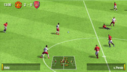 Open field offensive move in 'FIFA Soccer 09' for PSP