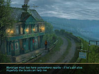 Max in an Irish countryside environment with weather effects in Secret Files: Tunguska for Wii