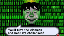 Game Master Arino from 'Retro Game Challenge' for DS