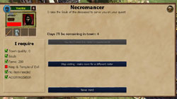 NPC interactions in 'Hinterland: Orc Lords'