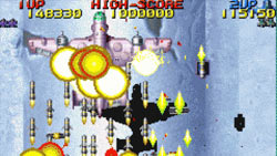 Battling against enemy air units 'Raiden Fighters Aces'