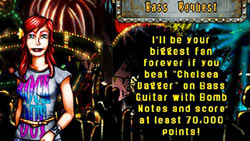 Fan Request system screen in 'Guitar Hero On Tour: Modern Hits' Fan Request system screen in 'Guitar Hero On Tour: Modern Hits